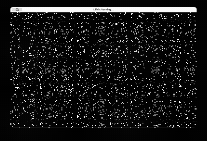 Conway's Game of Life running